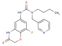N-butyl-N'-(8-fluoro-3-oxo-3,4-dihydro-2H-1,4-benzoxazin-6-yl)-N-(pyridin-3-ylmethyl)urea