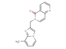 6-[(8-methylimidazo[1,2-a]pyridin-2-yl)methyl]-1,6-naphthyridin-5(6H)-one