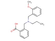 2-{[(2-methoxybenzyl)(propyl)amino]methyl}benzoic acid