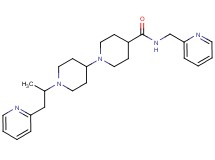 1'-[1-methyl-2-(2-pyridinyl)ethyl]-N-(2-pyridinylmethyl)-1,4'-bipiperidine-4-carboxamide