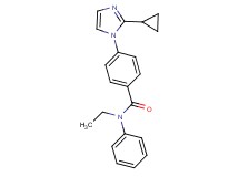 4-(2-cyclopropyl-1H-imidazol-1-yl)-N-ethyl-N-phenylbenzamide
