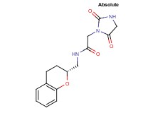 N-[(2R)-3,4-dihydro-2H-chromen-2-ylmethyl]-2-(2,5-dioxo-1-imidazolidinyl)acetamide