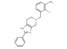 5-(2-fluoro-3-methylbenzyl)-2-phenyl-4,5,6,7-tetrahydro-1H-imidazo[4,5-c]pyridine