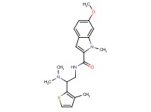 N-[2-(dimethylamino)-2-(3-methyl-2-thienyl)ethyl]-6-methoxy-1-methyl-1H-indole-2-carboxamide