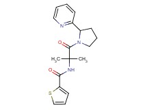 N-[1,1-dimethyl-2-oxo-2-(2-pyridin-2-ylpyrrolidin-1-yl)ethyl]thiophene-2-carboxamide