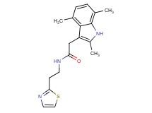 N-[2-(1,3-thiazol-2-yl)ethyl]-2-(2,4,7-trimethyl-1H-indol-3-yl)acetamide
