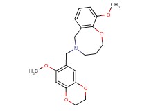 10-methoxy-5-[(7-methoxy-2,3-dihydro-1,4-benzodioxin-6-yl)methyl]-3,4,5,6-tetrahydro-2H-1,5-benzoxazocine