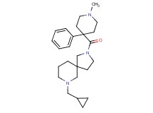 7-(cyclopropylmethyl)-2-[(1-methyl-4-phenyl-4-piperidinyl)carbonyl]-2,7-diazaspiro[4.5]decane