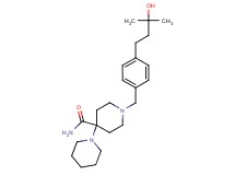 1'-[4-(3-hydroxy-3-methylbutyl)benzyl]-1,4'-bipiperidine-4'-carboxamide