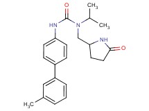 N-isopropyl-N'-(3'-methylbiphenyl-4-yl)-N-[(5-oxopyrrolidin-2-yl)methyl]urea