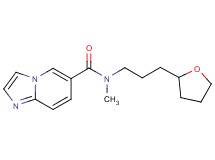 N-methyl-N-[3-(tetrahydrofuran-2-yl)propyl]imidazo[1,2-a]pyridine-6-carboxamide