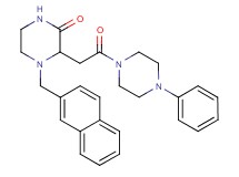 4-(2-naphthylmethyl)-3-[2-oxo-2-(4-phenyl-1-piperazinyl)ethyl]-2-piperazinone