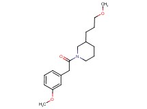 1-[(3-methoxyphenyl)acetyl]-3-(3-methoxypropyl)piperidine
