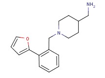 ({1-[2-(2-furyl)benzyl]piperidin-4-yl}methyl)amine
