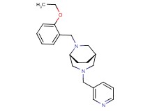 (1S*,5R*)-6-(2-ethoxybenzyl)-3-(pyridin-3-ylmethyl)-3,6-diazabicyclo[3.2.2]nonane