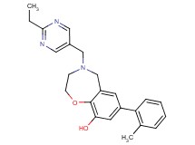 4-[(2-ethylpyrimidin-5-yl)methyl]-7-(2-methylphenyl)-2,3,4,5-tetrahydro-1,4-benzoxazepin-9-ol