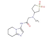 N~2~-(1,1-dioxidotetrahydro-3-thienyl)-N~2~-methyl-N~1~-(5,6,7,8-tetrahydroimidazo[1,2-a]pyridin-3-yl)glycinamide