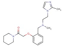 N-methyl-2-(2-methyl-1H-imidazol-1-yl)-N-[2-(2-oxo-2-piperidin-1-ylethoxy)benzyl]ethanamine