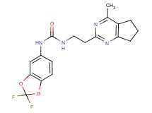 N-(2,2-difluoro-1,3-benzodioxol-5-yl)-N'-[2-(4-methyl-6,7-dihydro-5H-cyclopenta[d]pyrimidin-2-yl)ethyl]urea