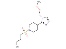 1-(butylsulfonyl)-4-[1-(2-methoxyethyl)-1H-imidazol-2-yl]piperidine