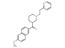 (6-methoxy-2-naphthyl)[1-(2-pyridin-2-ylethyl)piperidin-3-yl]methanone