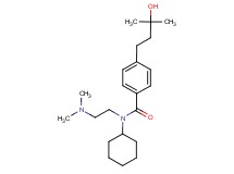 N-cyclohexyl-N-[2-(dimethylamino)ethyl]-4-(3-hydroxy-3-methylbutyl)benzamide