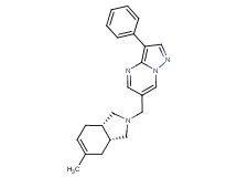 6-{[(3aR*,7aS*)-5-methyl-1,3,3a,4,7,7a-hexahydro-2H-isoindol-2-yl]methyl}-3-phenylpyrazolo[1,5-a]pyrimidine