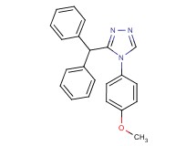 3-(diphenylmethyl)-4-(4-methoxyphenyl)-4H-1,2,4-triazole