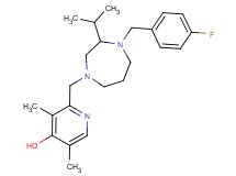 2-{[4-(4-fluorobenzyl)-3-isopropyl-1,4-diazepan-1-yl]methyl}-3,5-dimethyl-4-pyridinol