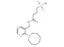 4-(aminosulfonyl)-N-[(2-azocan-1-ylpyridin-3-yl)methyl]butanamide