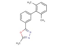 2-(2',6'-dimethylbiphenyl-3-yl)-5-methyl-1,3,4-oxadiazole