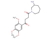 4-(3-amino-1-azepanyl)-4-oxo-1-(2,4,5-trimethoxyphenyl)-1-butanone hydrochloride