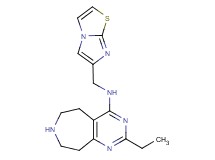 2-ethyl-N-(imidazo[2,1-b][1,3]thiazol-6-ylmethyl)-6,7,8,9-tetrahydro-5H-pyrimido[4,5-d]azepin-4-amine