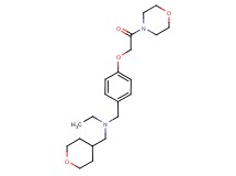 N-[4-(2-morpholin-4-yl-2-oxoethoxy)benzyl]-N-(tetrahydro-2H-pyran-4-ylmethyl)ethanamine