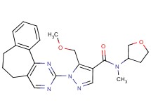 1-(6,7-dihydro-5H-benzo[6,7]cyclohepta[1,2-d]pyrimidin-2-yl)-5-(methoxymethyl)-N-methyl-N-(tetrahydro-3-furanyl)-1H-pyrazole-4-carboxamide