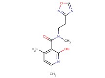 2-hydroxy-N,4,6-trimethyl-N-[2-(1,2,4-oxadiazol-3-yl)ethyl]nicotinamide