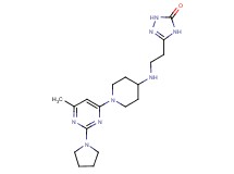 5-(2-{[1-(6-methyl-2-pyrrolidin-1-ylpyrimidin-4-yl)piperidin-4-yl]amino}ethyl)-2,4-dihydro-3H-1,2,4-triazol-3-one