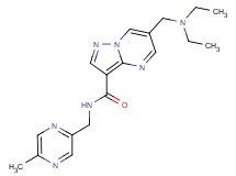6-[(diethylamino)methyl]-N-[(5-methylpyrazin-2-yl)methyl]pyrazolo[1,5-a]pyrimidine-3-carboxamide