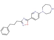 1-{5-[3-(3-phenylpropyl)-1,2,4-oxadiazol-5-yl]pyridin-2-yl}-1,4-diazepane