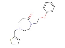 4-(2-phenoxyethyl)-1-(2-thienylmethyl)-1,4-diazepan-5-one