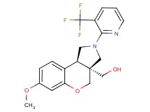 [(3aS*,9bS*)-7-methoxy-2-[3-(trifluoromethyl)pyridin-2-yl]-1,2,3,9b-tetrahydrochromeno[3,4-c]pyrrol-3a(4H)-yl]methanol