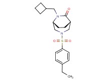 (1S*,5R*)-6-(cyclobutylmethyl)-3-[(4-ethylphenyl)sulfonyl]-3,6-diazabicyclo[3.2.2]nonan-7-one