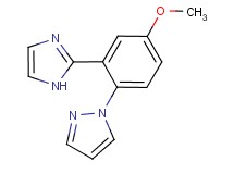1-[2-(1H-imidazol-2-yl)-4-methoxyphenyl]-1H-pyrazole