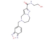 5-(2,1,3-benzoxadiazol-5-ylmethyl)-N-(2-hydroxyethyl)-5,6,7,8-tetrahydro-4H-pyrazolo[1,5-a][1,4]diazepine-2-carboxamide