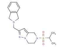 2-(1,3-dihydro-2H-isoindol-2-ylmethyl)-5-(isopropylsulfonyl)-4,5,6,7-tetrahydropyrazolo[1,5-a]pyrazine