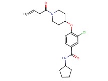 4-{[1-(3-butenoyl)-4-piperidinyl]oxy}-3-chloro-N-cyclopentylbenzamide