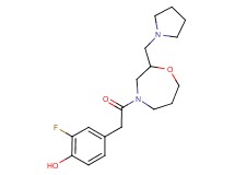 2-fluoro-4-{2-oxo-2-[2-(pyrrolidin-1-ylmethyl)-1,4-oxazepan-4-yl]ethyl}phenol