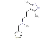 3-(3,5-dimethyl-1H-pyrazol-4-yl)-N-methyl-N-(3-thienylmethyl)propan-1-amine