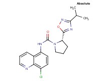 (2S)-N-(8-chloroquinolin-5-yl)-2-(3-isopropyl-1,2,4-oxadiazol-5-yl)pyrrolidine-1-carboxamide
