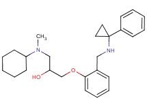 1-[cyclohexyl(methyl)amino]-3-(2-{[(1-phenylcyclopropyl)amino]methyl}phenoxy)-2-propanol